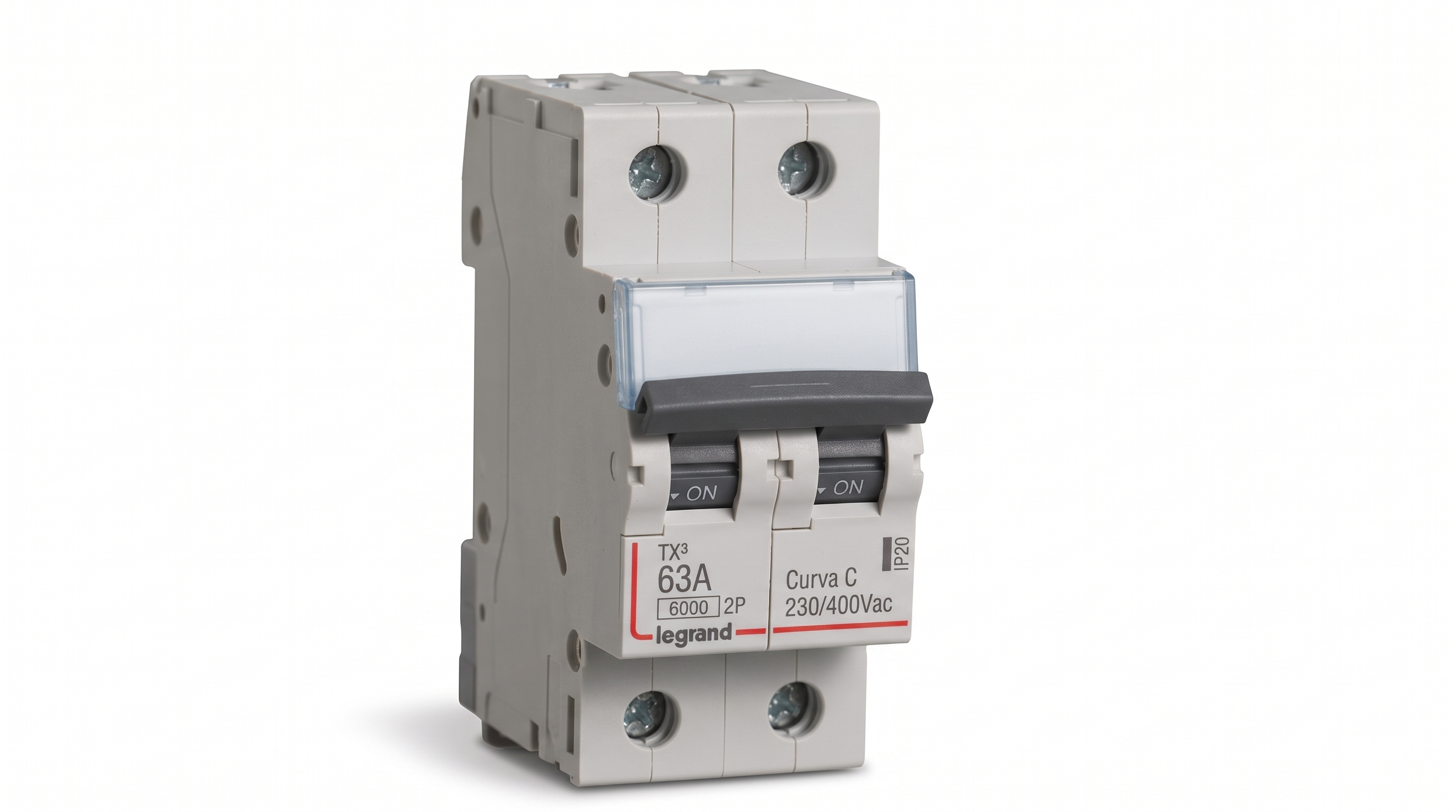 Interruptor magnetotérmico TX³ 6000 - 2P 230/400Vac - 63A -Curva C