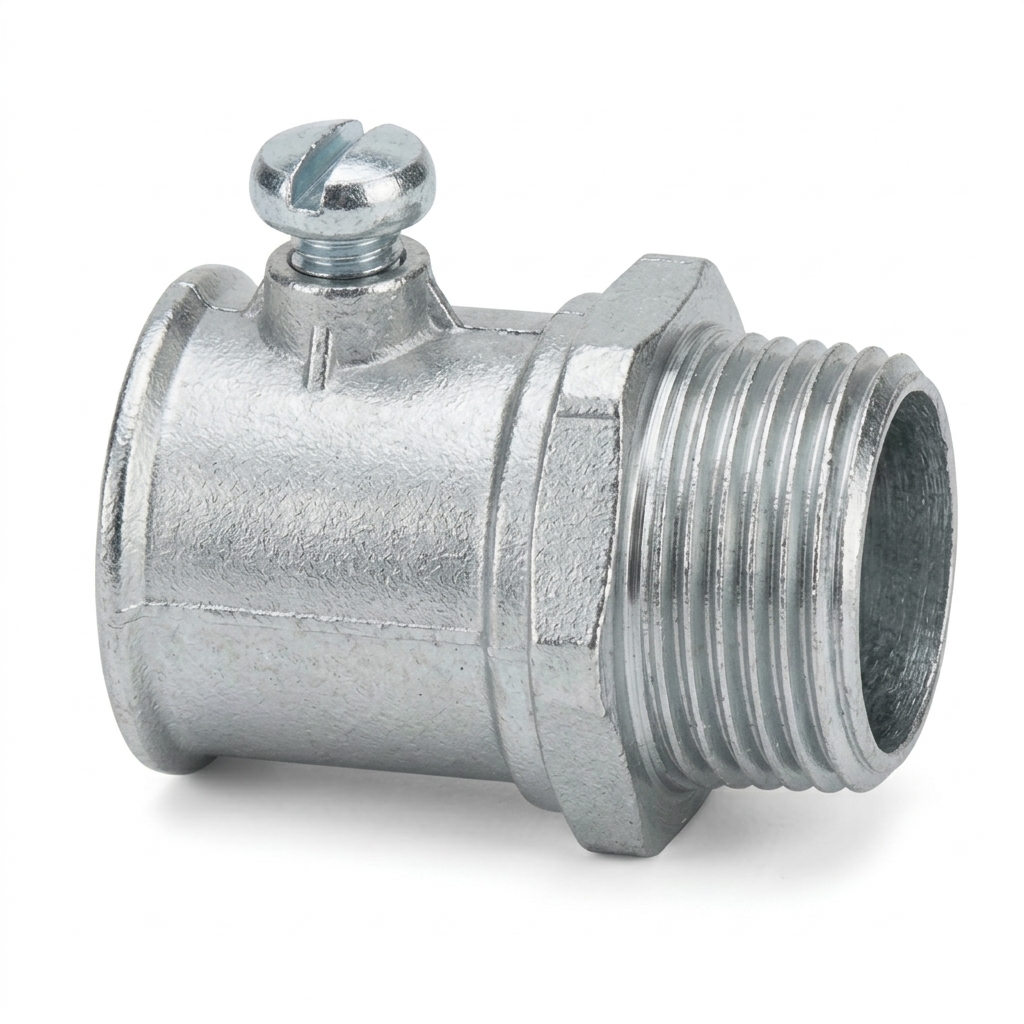 CONECTOR DE TORNILLO DE FIJACIÓN EMT TAMAÑO 3/4"