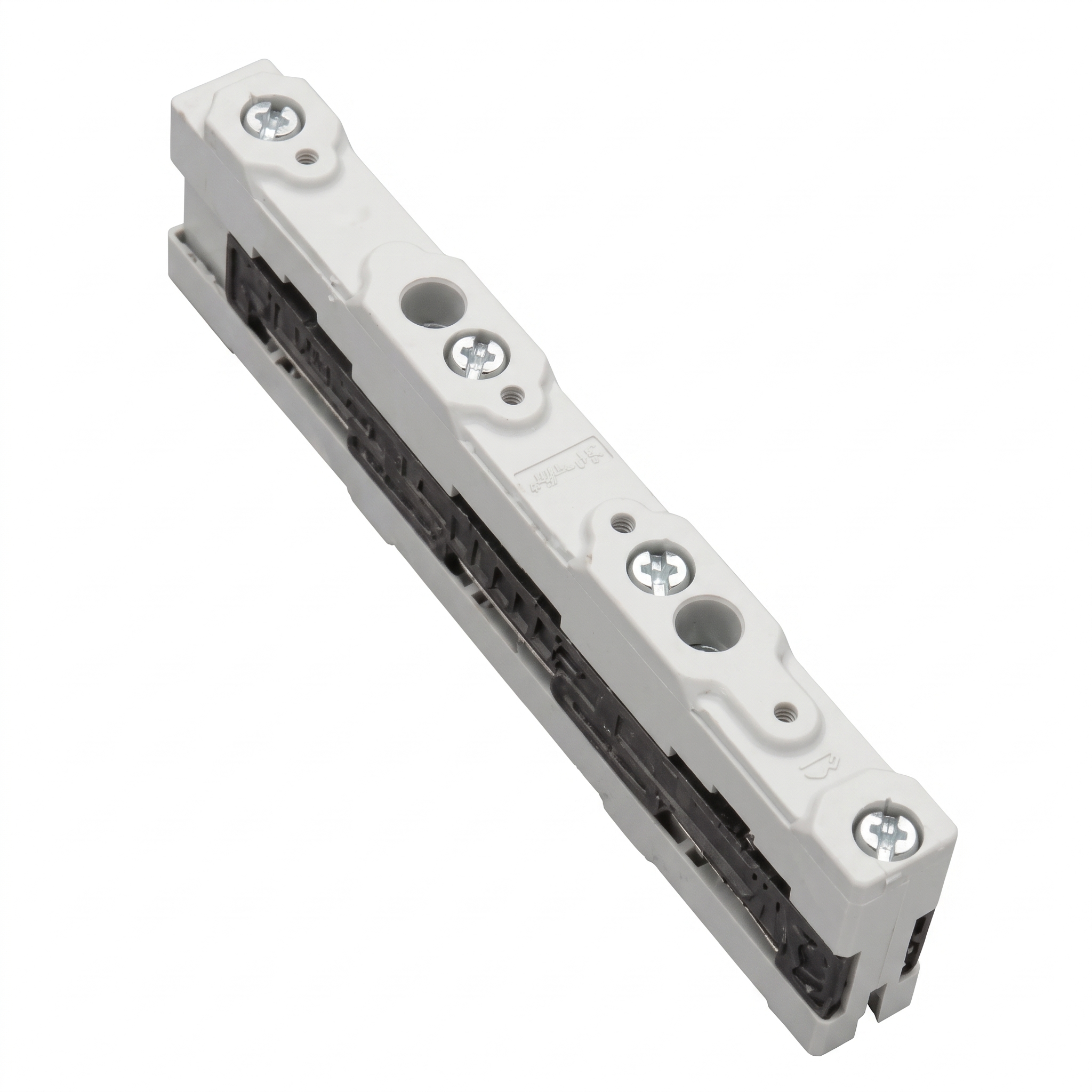 Soporte de barras universal para barra colectora de 3 polos 12 x 5mm y 12 x 10mm