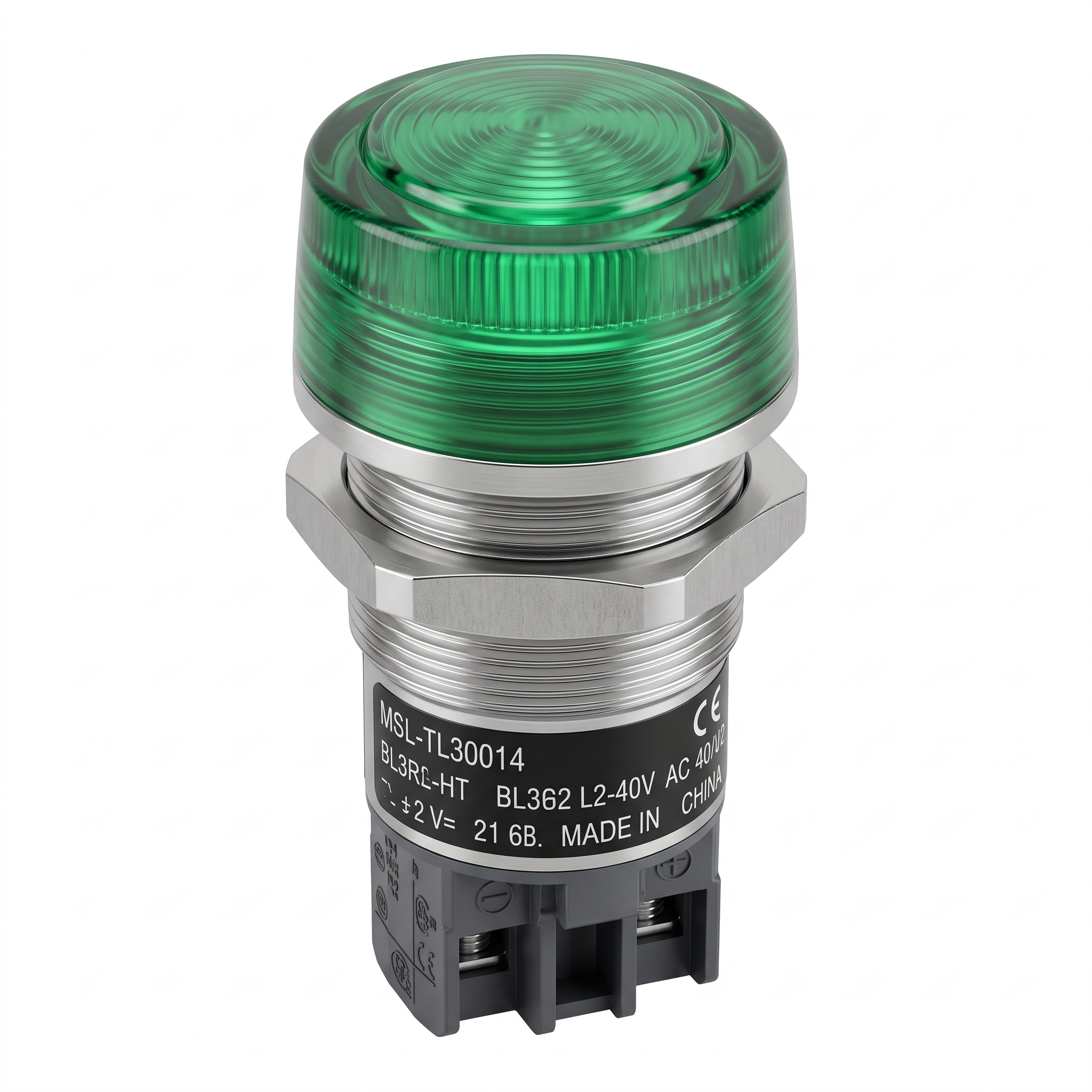 INDICADOR VERDE LUZ LED